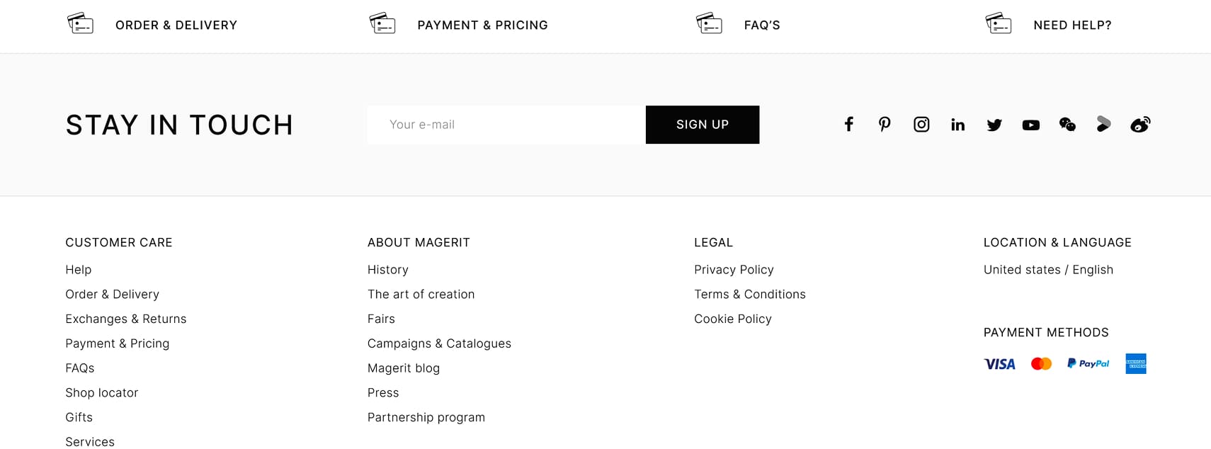 Magerit UX/UI, children jewelry section