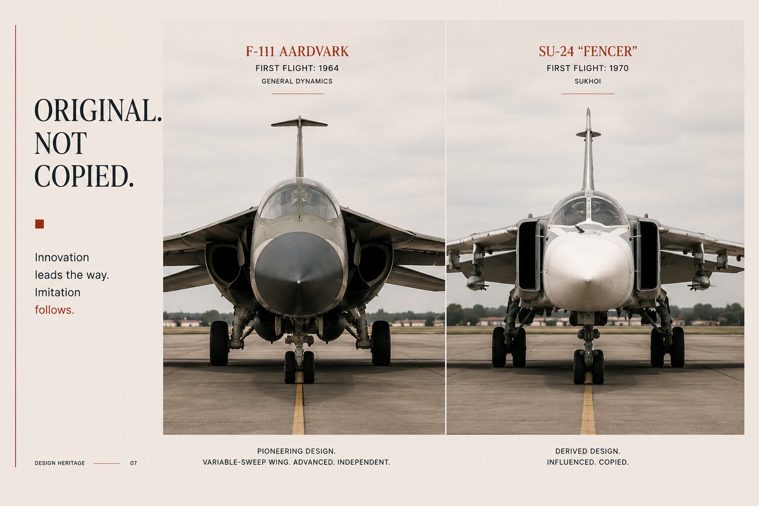F-111 і Су-24, скопійований носовий обтічник