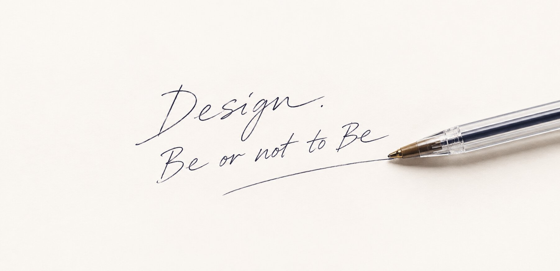 Design you don't notice: a Bic Cristal pen and why the best design disappears