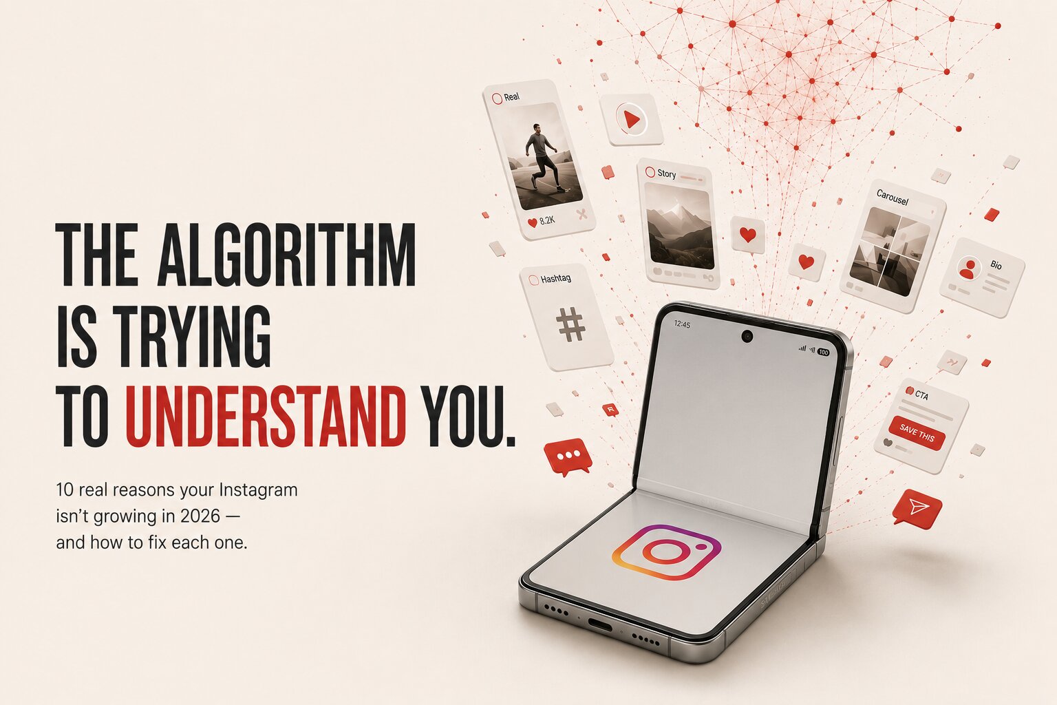 why Instagram isn't growing in 2026, 10 real fixes, by Iryna Nechaeva, Peretz Agency