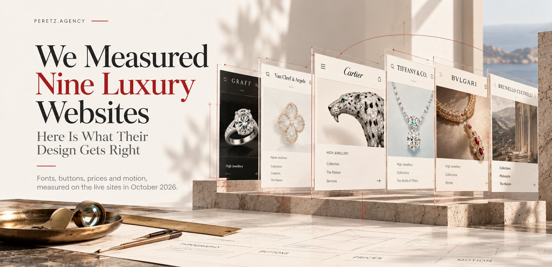 Luxury website design research: measuring the websites of nine luxury jewellery and fashion houses