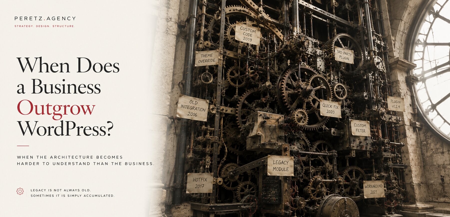 When does a business outgrow WordPress, signs to watch
