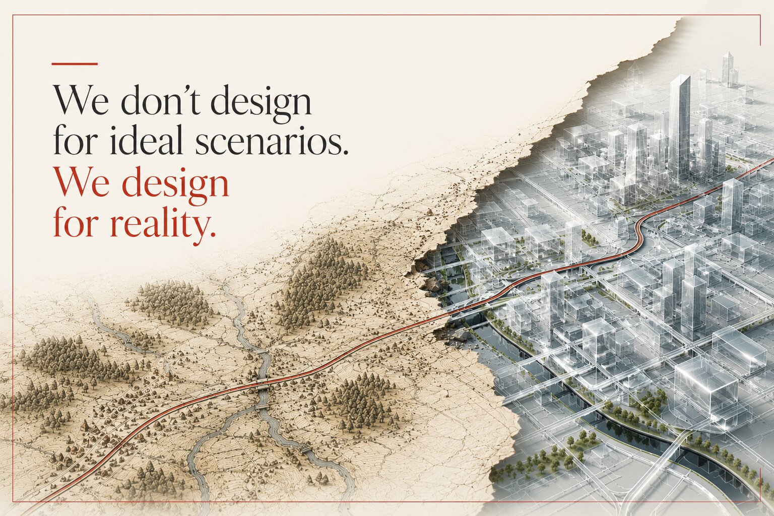 We Design for Reality, Not for Ideal Scenarios