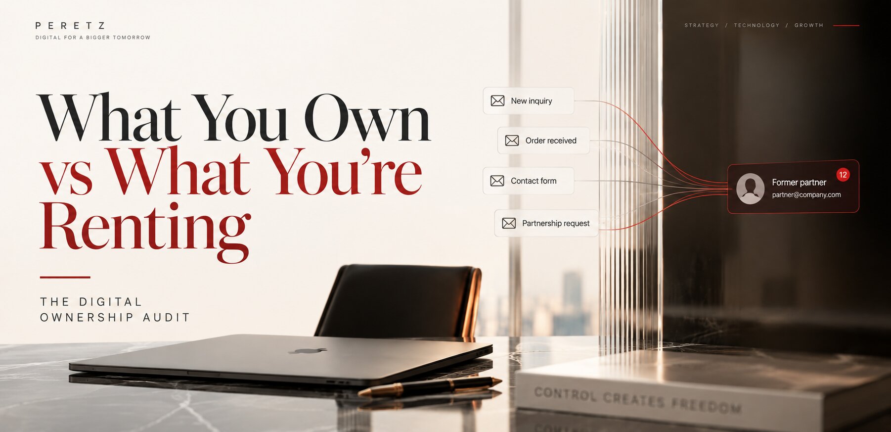 digital ownership audit, what you own vs what you're renting, by Yevhen Borovoi Peretz Agency
