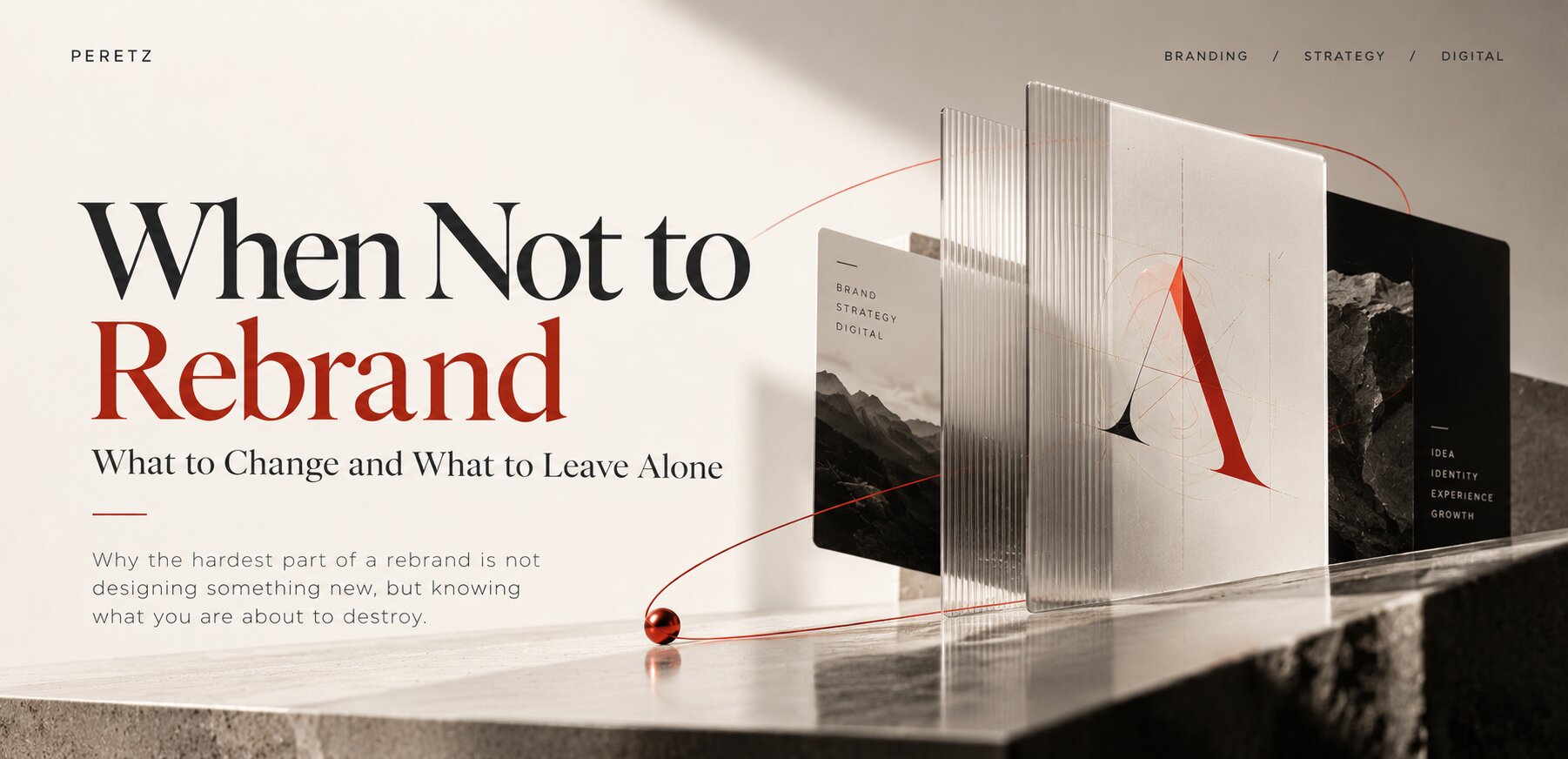 When not to rebrand: deciding what to keep, evolve, replace or test