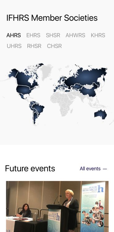 IFHRS mobile: member societies map