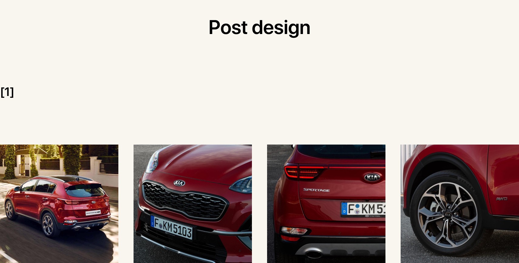 KIA UkrAvto Kharkiv, post design