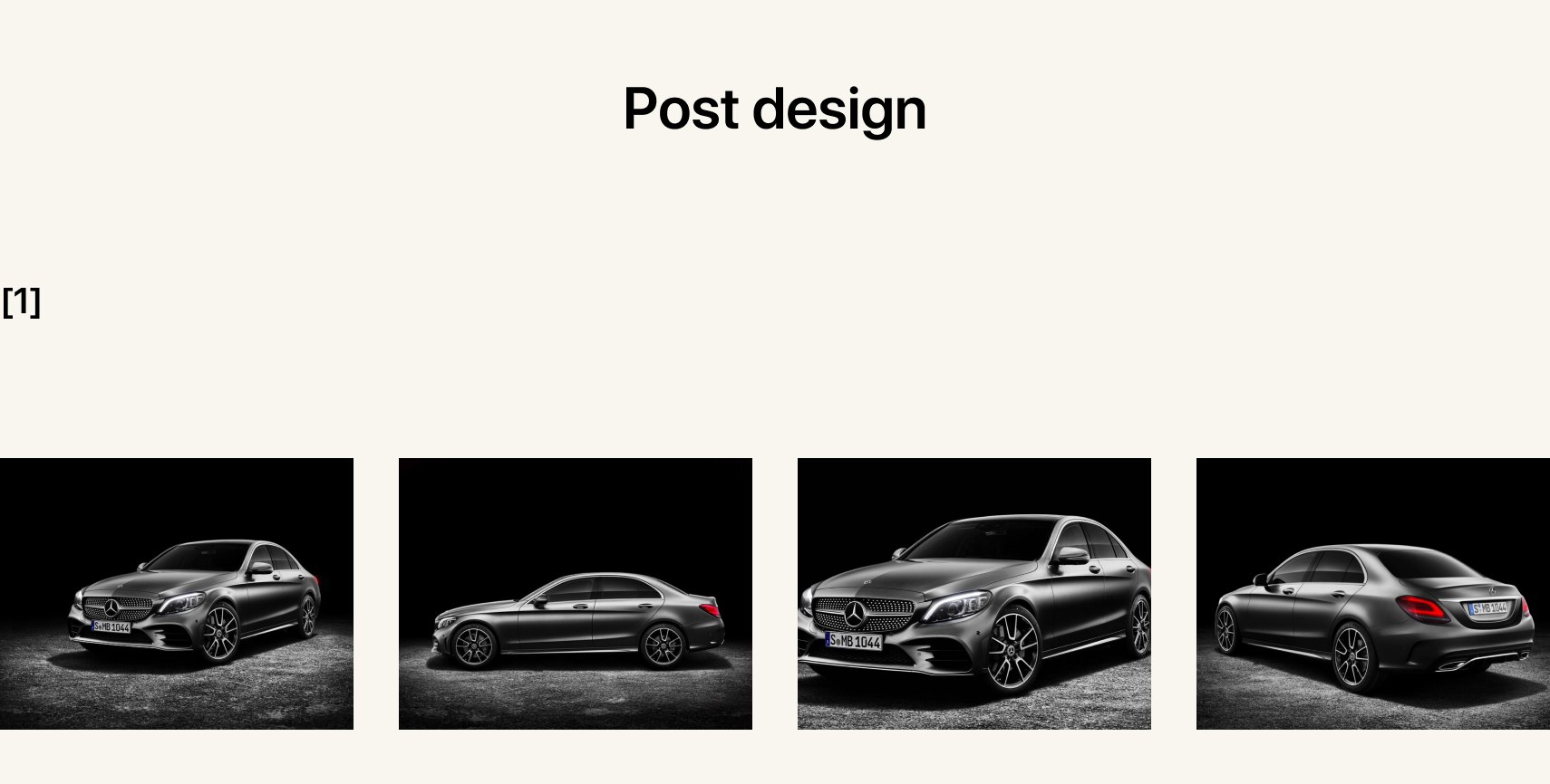 Mercedes-Benz UkrAvto Kharkiv, Post design